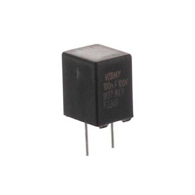 0.1 µF Film Capacitor 100V 160V Polypropylene (PP), Metallized Radial - 1