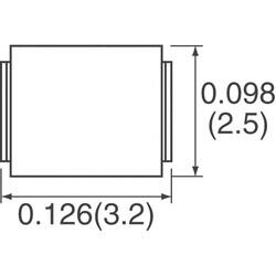 1 µH Unshielded Drum Core, Wirewound Inductor 400 mA 700mOhm Max 1210 (3225 Metric) - 3