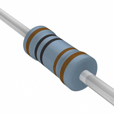 1 kOhms ±1% 0.5W, 1/2W Through Hole Resistor Axial Metal Film - 1