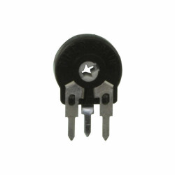 1 kOhms 0.15W PC Pins Through Hole Trimmer Potentiometer Carbon 1.0 Turn Side Adjustment - 1