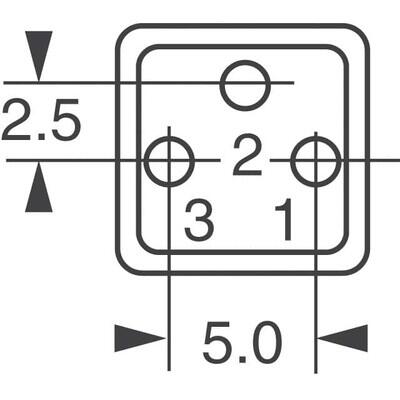 1 kOhms 0.5W, 1/2W PC Pins Through Hole Trimmer Potentiometer Cermet 1.0 Turn Top Adjustment - 2