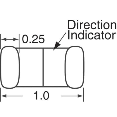 1 nH Unshielded Multilayer Inductor 1 A 70mOhm Max 0402 (1005 Metric) - 2