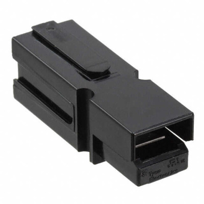 1 Position Blade Type Power Housing Connector Non-Gendered Black - 1