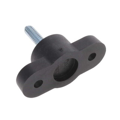 1 Position Terminal Block Black Post - Single 19.1mm - 1