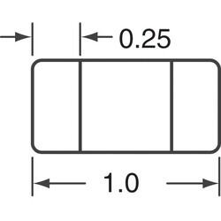 1 kOhms @ 100MHz 1 Signal Line Ferrite Bead 0402 (1005 Metric) 250mA 1.25Ohm - 4