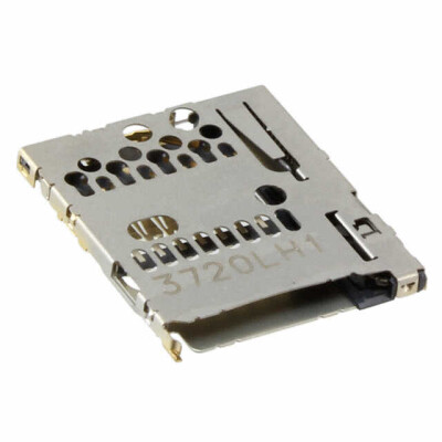 10 (8 + 2) Position Card Connector Secure Digital - microSD™ Surface Mount, Right Angle Gold - 1