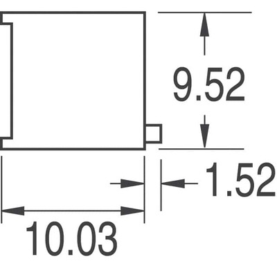 10 kOhms 0.5W, 1/2W PC Pins Through Hole Trimmer Potentiometer Cermet 25 Turn Side Adjustment - 2