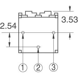 10 kOhms 0.5W, 1/2W PC Pins Through Hole Trimmer Potentiometer Cermet 1.0 Turn Top Adjustment - 4