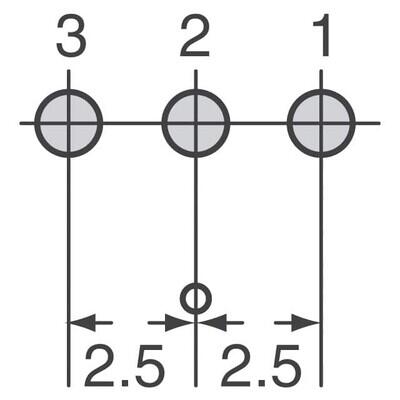 10 kOhms 0.5W, 1/2W PC Pins Through Hole Trimmer Potentiometer Cermet 25.0 Turn Top Adjustment - 3