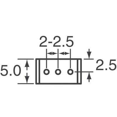 10 kOhms 0.5W, 1/2W PC Pins Through Hole Trimmer Potentiometer Cermet 25.0 Turn Top Adjustment - 4