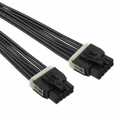 10 Position Cable Assembly Rectangular Socket to Socket 0.492' (150.00mm, 5.91