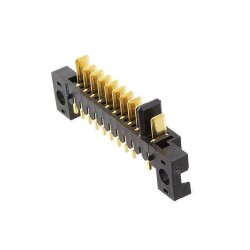 10 Position Plug, Male Blades Connector Solder 0.079