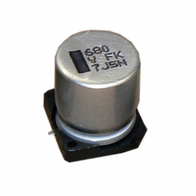 10 µF 35 V Aluminum Electrolytic Capacitors Radial, Can - SMD 700mOhm @ 100kHz 2000 Hrs @ 105°C - 1