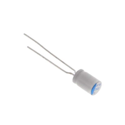 10 µF 25 V Aluminum - Polymer Capacitors Radial, Can 70mOhm 5000 Hrs @ 105°C - 1