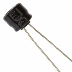 100 µF 6.3 V Aluminum Electrolytic Capacitors Radial, Can 1000 Hrs @ 85°C - 1