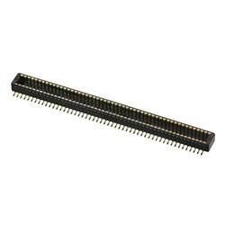 100 Position Connector Plug, Outer Shroud Contacts Surface Mount Gold - 1
