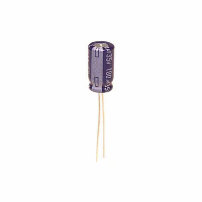 100 µF 35 V Aluminum Electrolytic Capacitors Radial, Can 2000 Hrs @ 85°C - 2