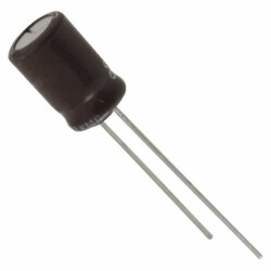 100 µF 50 V Aluminum Electrolytic Capacitors Radial, Can 1000 Hrs @ 105°C - 1