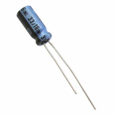 100 µF 6.3 V Aluminum Electrolytic Capacitors Radial, Can 2000 Hrs @ 105°C - 1