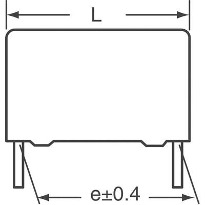 10000pF Film Kapasitör / Kondansatör 300V 1500V (1.5kV) Polypropylene (PP), Metallized Radial - 2