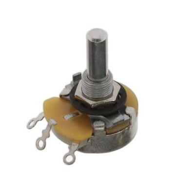 10k Ohm 1 Gang Linear Panel Mount Potentiometer None 1.0 Kierros Wirewound 5W Solder Lug - 1