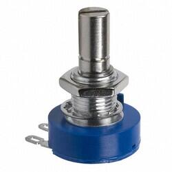 10k Ohm 1 Gang Linear Panel Mount Potentiometer None 1 Kierros Cermet 2W Solder Lug - 1