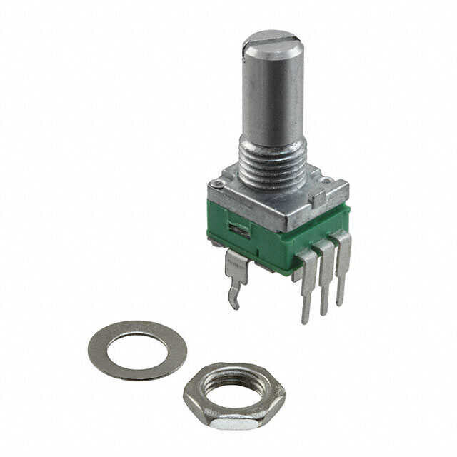  10k Ohm 1 Gang Linear Panel Mount Potentiometer 1.0 Turns Conductive Plastic 0.05w, 1/20w Pc Pins, Board Locks