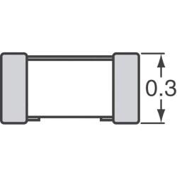 1.2 nH Unshielded Thick Film Inductor 750 mA 100mOhm Max 0201 (0603 Metric) - 4