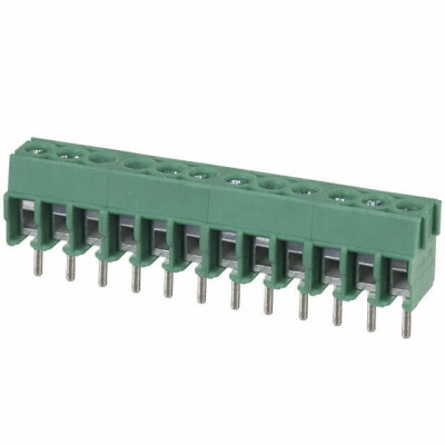 12 Position Wire to Board Terminal Block Horizontal with Board 0.138