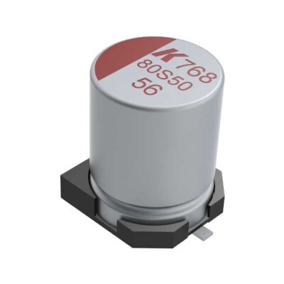 120 µF 50 V Aluminum - Polymer Capacitors Radial, Can - SMD 24mOhm 2000 Hrs @ 125°C - 1