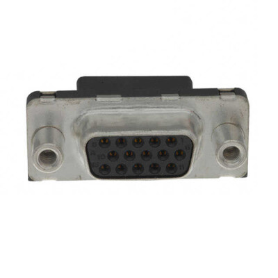 15 Position D-Sub, High Density Receptacle, Female Sockets Connector - 1