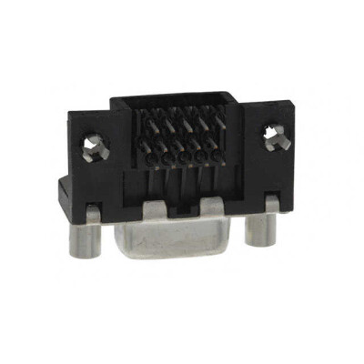 15 Position D-Sub, High Density Receptacle, Female Sockets Connector - 2