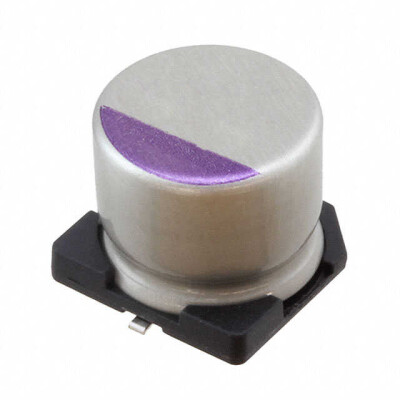 15 µF 100 V Aluminum - Polymer Capacitors Radial, Can - SMD 60mOhm 1000 Hrs @ 125°C - 1