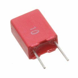 1.5 µF Film Capacitor 30V 50V Polyester, Polyethylene Terephthalate (PET), Metallized Radial - 1