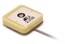 1576 MHz GNSS Embedded Ceramic Active Antenna, Pre Filter, 28 dB Gain, U.FL Connector - 1