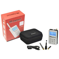 15MHz ~ 6.1GHz Handheld Spectrum Analyzer -125 ~ 10dBm Hold, Max, USB Port Antennas (Directional and Stick), Cable, Case - 1