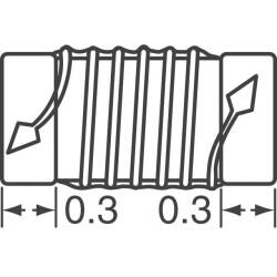 16 nH Unshielded Wirewound Inductor 550 mA 160mOhm Max 0603 (1608 Metric) - 4