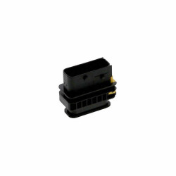 16 Rectangular Connectors - Housings Plug Black - 1