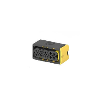 16 Rectangular Connectors - Housings Receptacle Black - 1