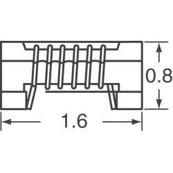 18 nH Unshielded Wirewound Inductor 550 mA 160mOhm Max 0603 (1608 Metric) - 2