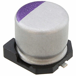 180 µF 16 V Aluminum - Polymer Capacitors Radial, Can - SMD 22mOhm 5000 Hrs @ 105°C - 1