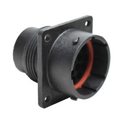 19 Position Circular Connector Receptacle Housing Panel Mount - 1