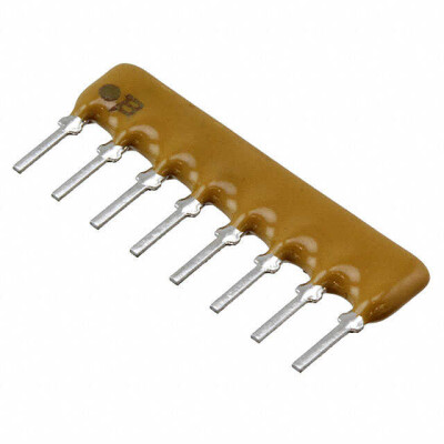 1k Ohm ±2% 300mW Power Per Element Isolated 4 Resistor Network/Array ±100ppm/°C 8-SIP - 1