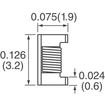 2 Line Common Mode Choke Surface Mount 1 kOhms @ 100MHz 230mA DCR 1Ohm - 2