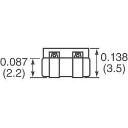 2 Line Common Mode Choke Surface Mount 700 Ohms @ 100MHz 4A DCR 15mOhm - 6