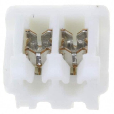 2 Position Rectangular Receptacle Connector IDC Tin 26-28 AWG - 1