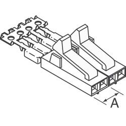 2 Position Rectangular Receptacle Connector IDC Tin-Lead 22-26 AWG - 2