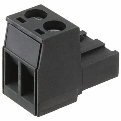 2 Position Terminal Block Plug, Female Sockets 0.200