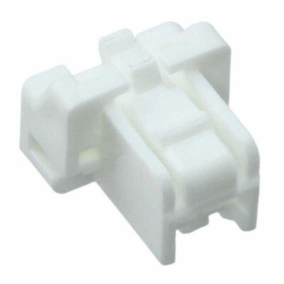 2 Rectangular Connectors - Housings Plug White 0.079