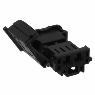 2 Rectangular Connectors - Housings Receptacle Black - 1